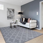 Grey And White Area Rug
