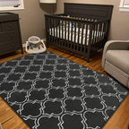 Black And White Area Rug