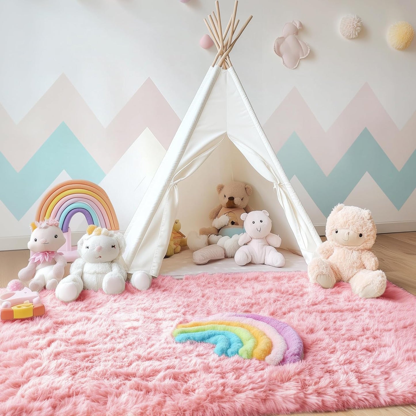 Rugsco Shag Rug Selection, Fluffy, Cozy & Machine Washable - rgc003