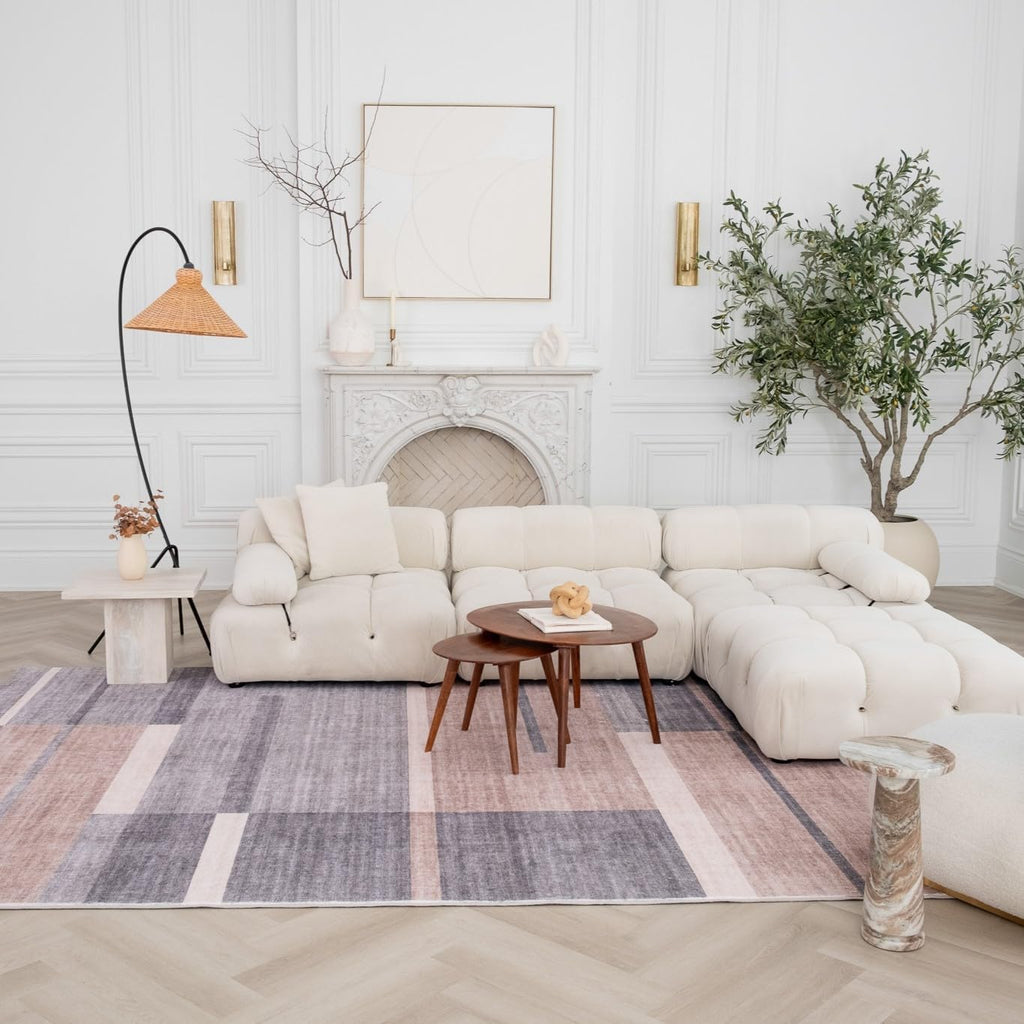 Modern Geometric Area Rug Modern Living Room Kitchen and Bedroom Rug