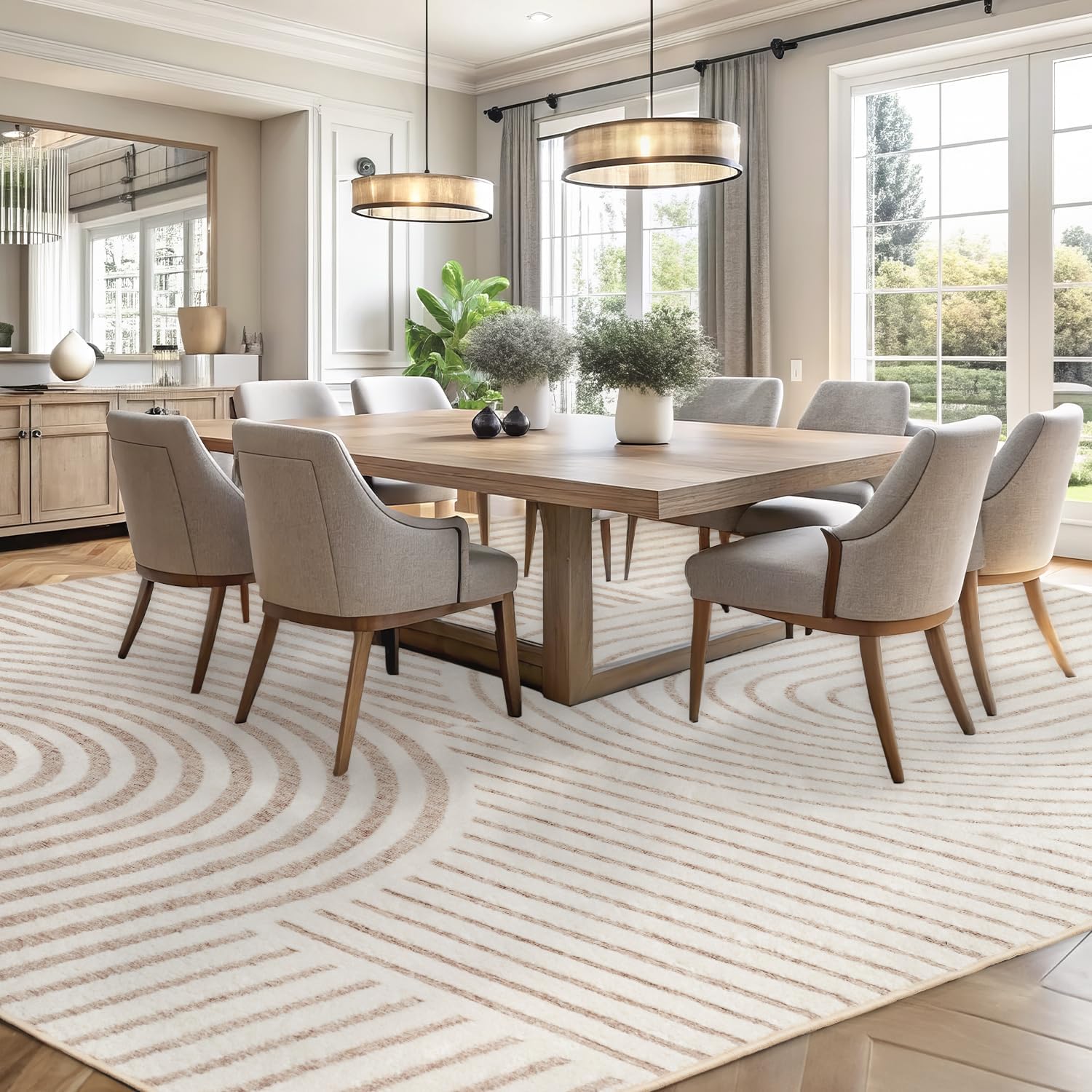 Beige Boho Rug Rusgco