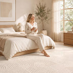 Beige Arch Washable Rug - Rugsco.ca