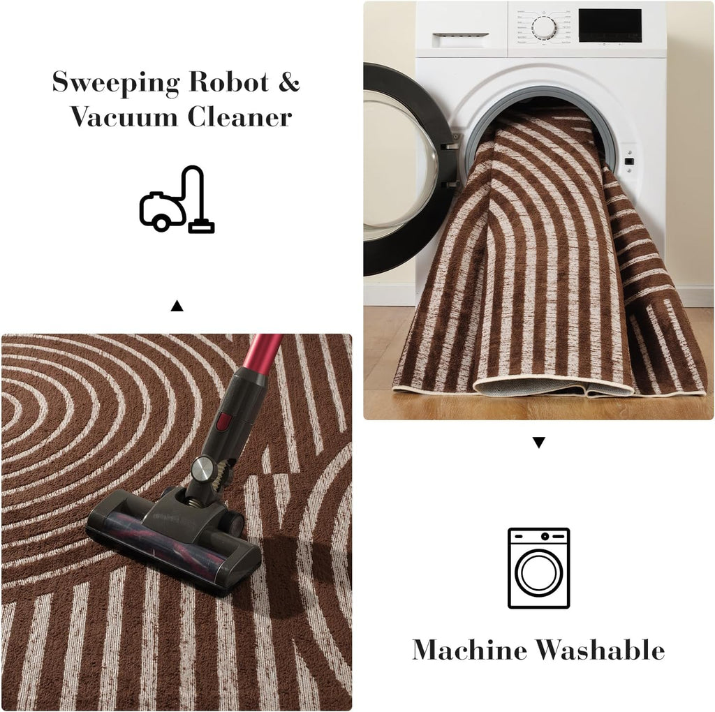 Brown Boho Rug Rusgco