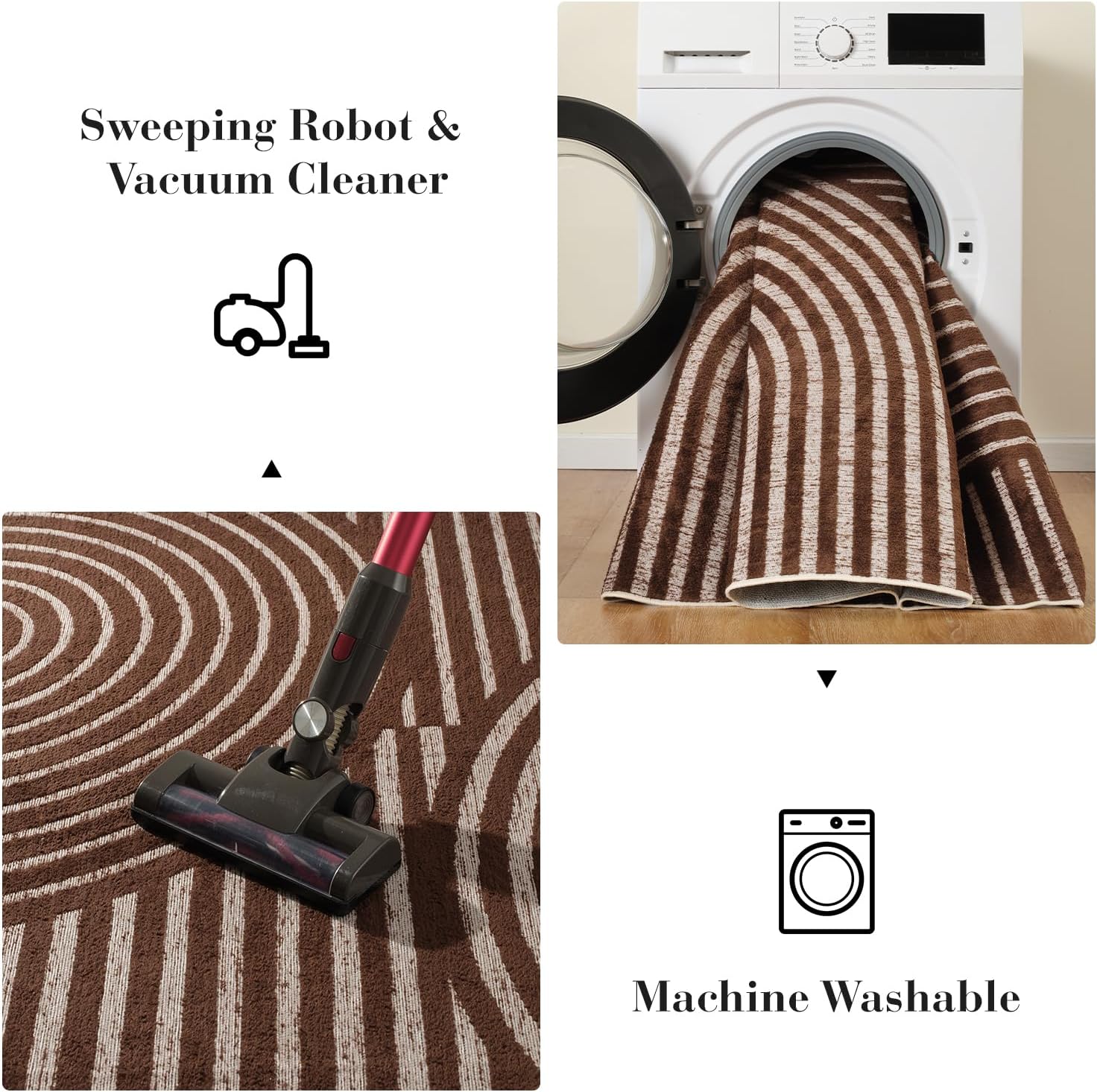 Brown Boho Rug Rusgco