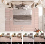 Pink Boho Rug Rusgco