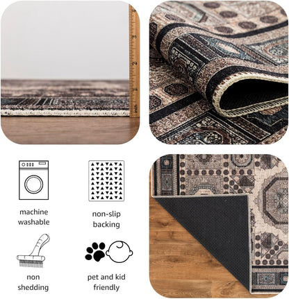 Turkish Brown Blue Living Room  Kitchen and Bedroom