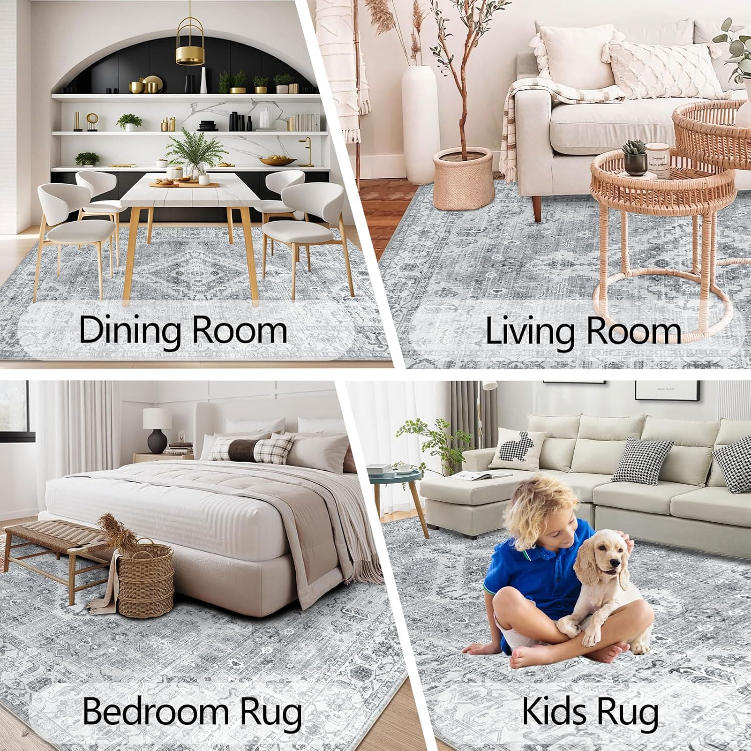 Persian Rug Living Room and Bedroom