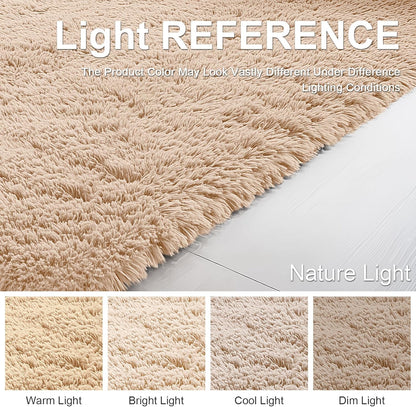 Rugsco Shag Rug Selection, Fluffy, Cozy & Machine Washable - rgc003