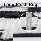 Checkerd Shag Rug