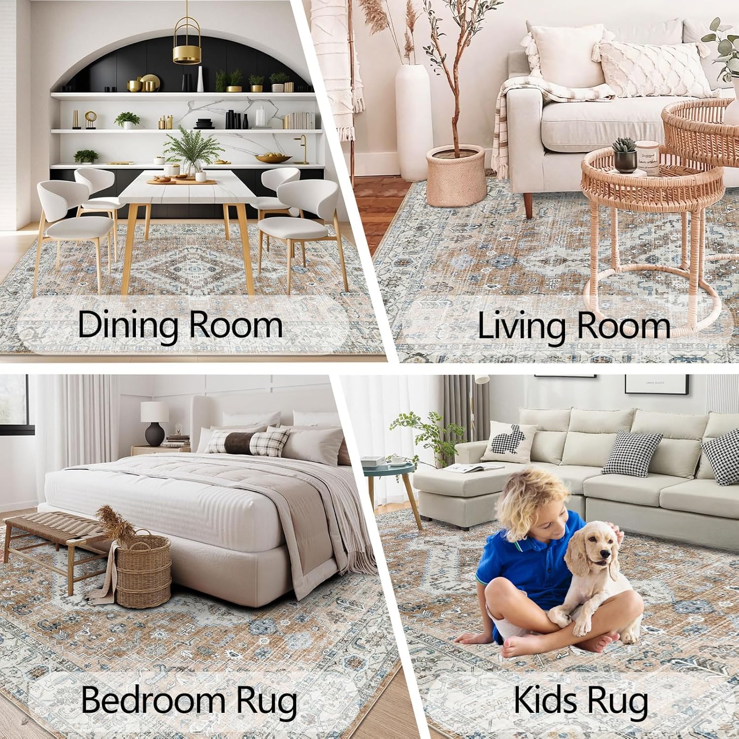 Persian Rug Living Room and Bedroom