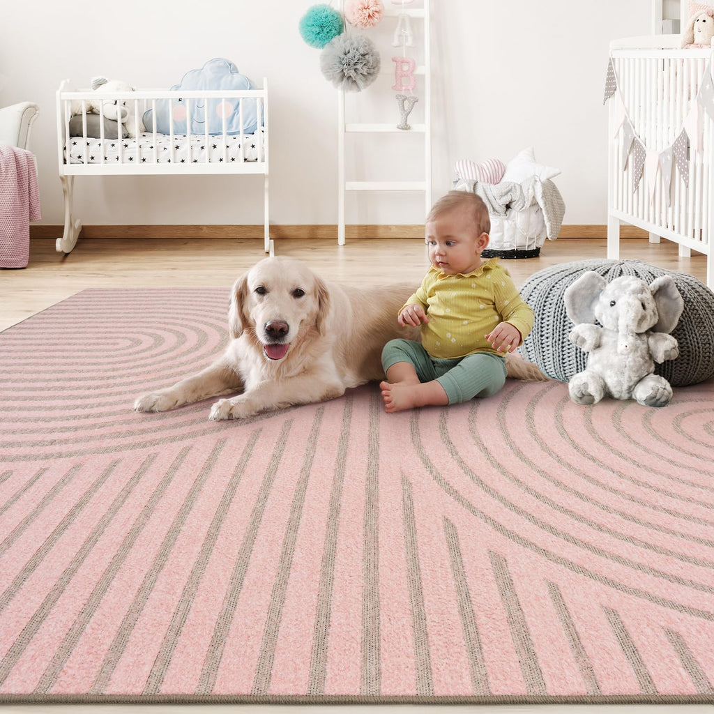 Pink Boho Rug Rusgco