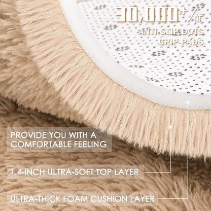 Rugsco Shag Rug Selection, Fluffy, Cozy & Machine Washable - rgc003