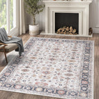 Vintage Beige Rug Living Room  Kitchen and Bedroom