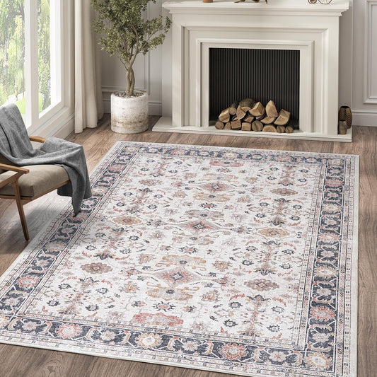 Vintage Beige Rug Living Room  Kitchen and Bedroom