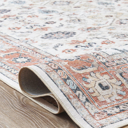 Vintage Orange Rug Living Room  Kitchen and Bedroom
