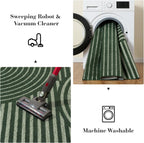 Green Boho Rug Rusgco