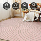 Pink Boho Rug Rusgco