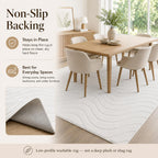Pearl White Washable Rug - Rugsco.ca