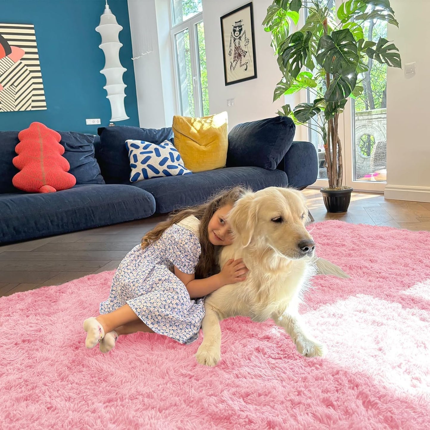 Rugsco Shag Rug Selection, Fluffy, Cozy & Machine Washable - rgc003