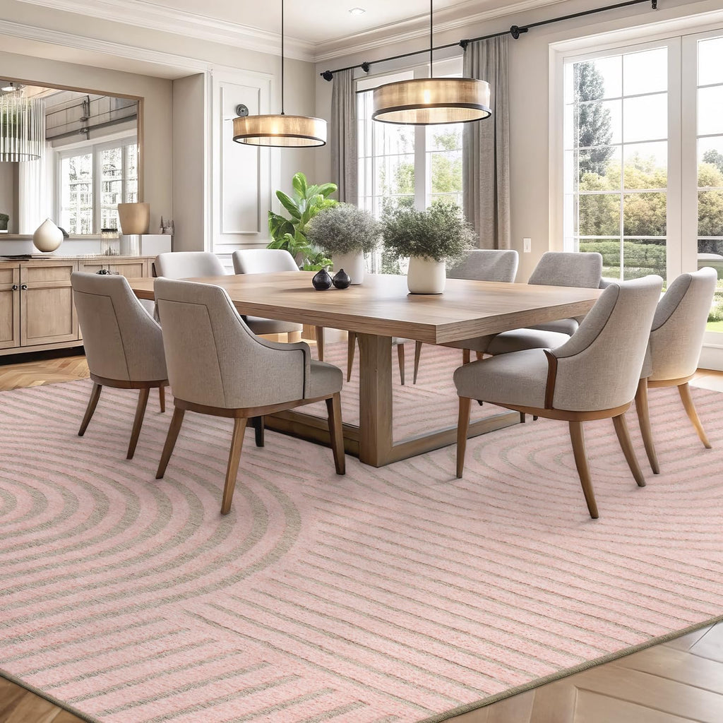Pink Boho Rug Rusgco