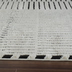 Boho Rug 4x6 High Quality Traditional White and Black Area Rug