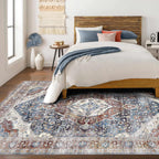 Turkish Blue Brown Living Room Kitchen and Bedroom