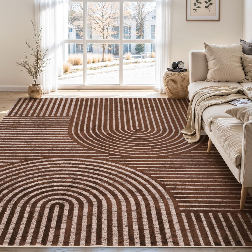 Brown Boho Rug Rusgco