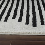 Boho Rug 4x6 High Quality Black and White Area Rug