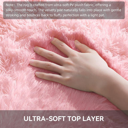 Rugsco Shag Rug Selection, Fluffy, Cozy & Machine Washable - rgc003