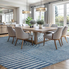 Blue Boho Rug Rusgco