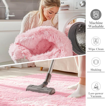 Rugsco Shag Rug Selection, Fluffy, Cozy & Machine Washable - rgc003