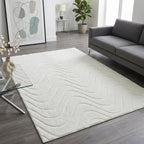 Pearl White Washable Rug - Rugsco.ca