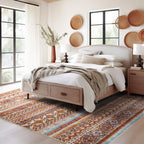 Multi Color Moroccan Boho Washable Rug - Rugsco.ca
