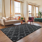 Black And White Area Rug