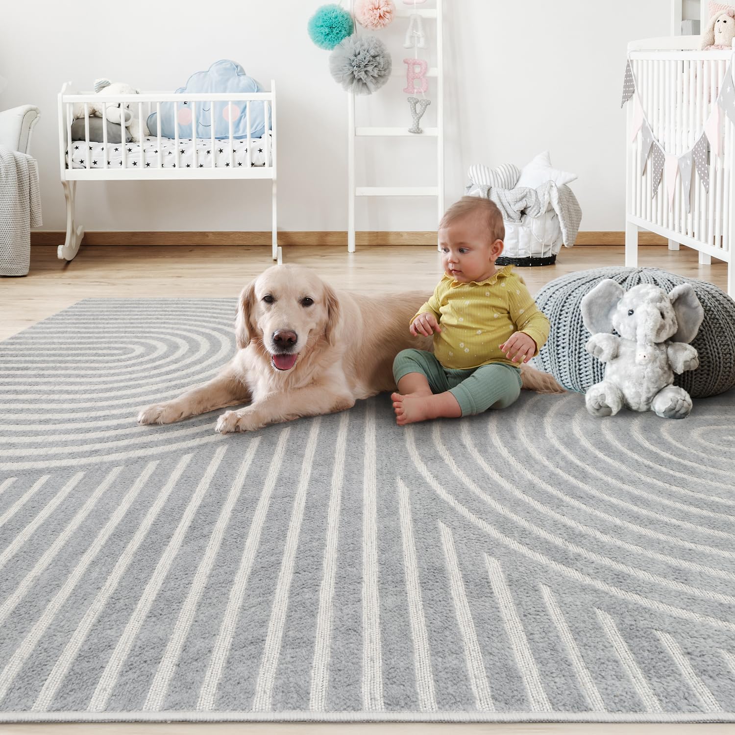 Grey Boho Rug Rusgco