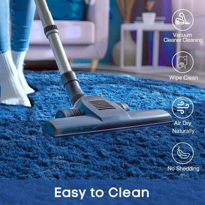 Round Fluffy Rugs Living Room & Bedroom Rug & Kids Room - rgc-00190