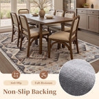 Brown Moroccan Boho Washable Rug - Rugsco.ca