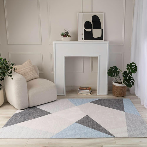 Modern Multicolor Area Rug Boho Modern  Living Room Kitchen and Bedroom