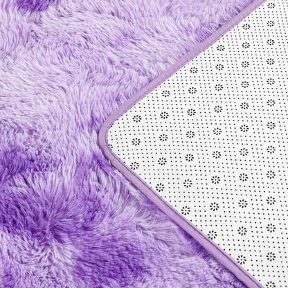 Cloud Purple Shag Rug, Cute, Fluffy, Soft Rug - rgc0010