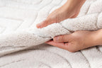 Circles Cream Washable Rug - Rugsco.ca
