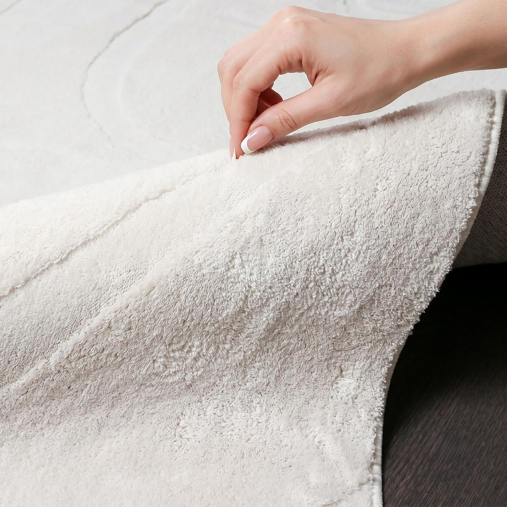Pearl Hills Cream Washable Rug - Rugsco.ca