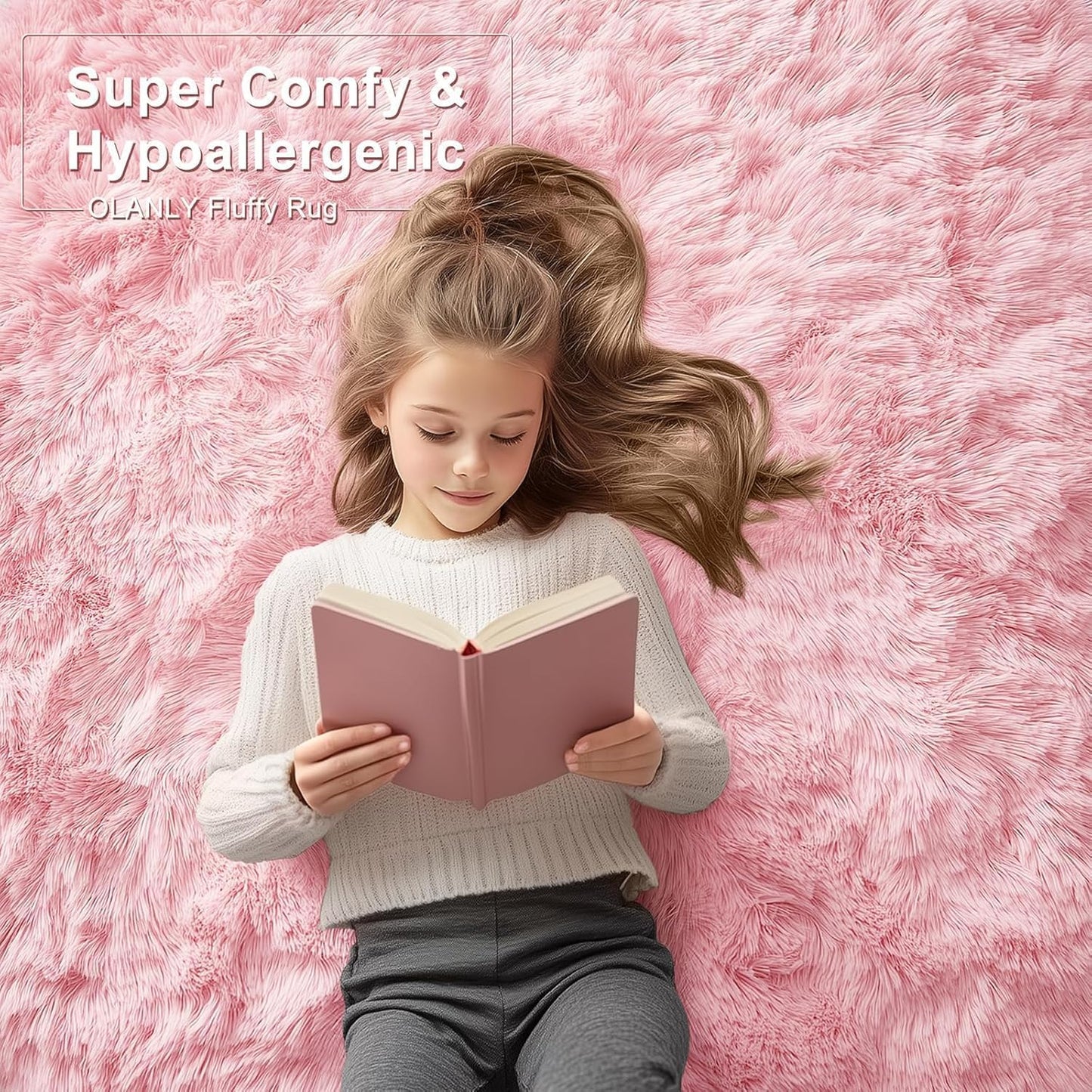 Rugsco Shag Rug Selection, Fluffy, Cozy & Machine Washable - rgc003