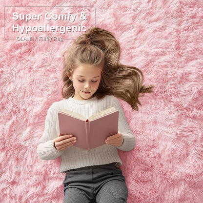 Rugsco Shag Rug Selection, Fluffy, Cozy & Machine Washable - rgc003