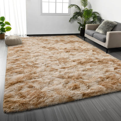 Area Rug Beige Shag