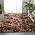 Area Rug Brown Shag