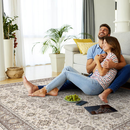 Floral Vintage Rug Living Room and Bedroom