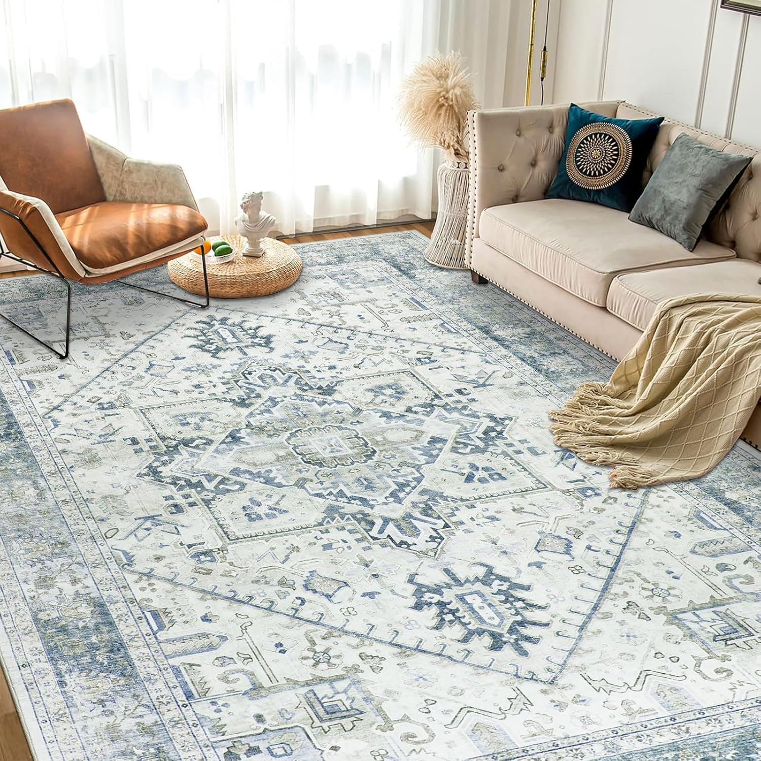 Persian Rug Living Room and Bedroom