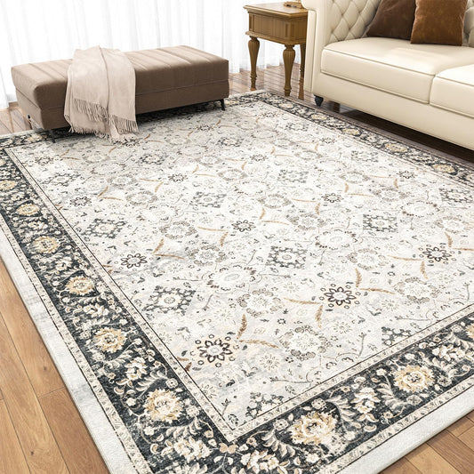 Floral Vintage Rug Living Room and Bedroom