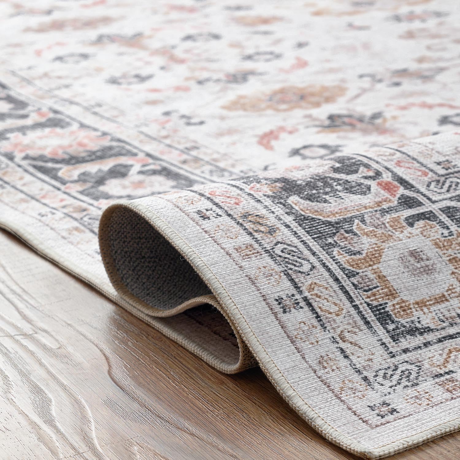 Vintage Beige Rug Living Room  Kitchen and Bedroom