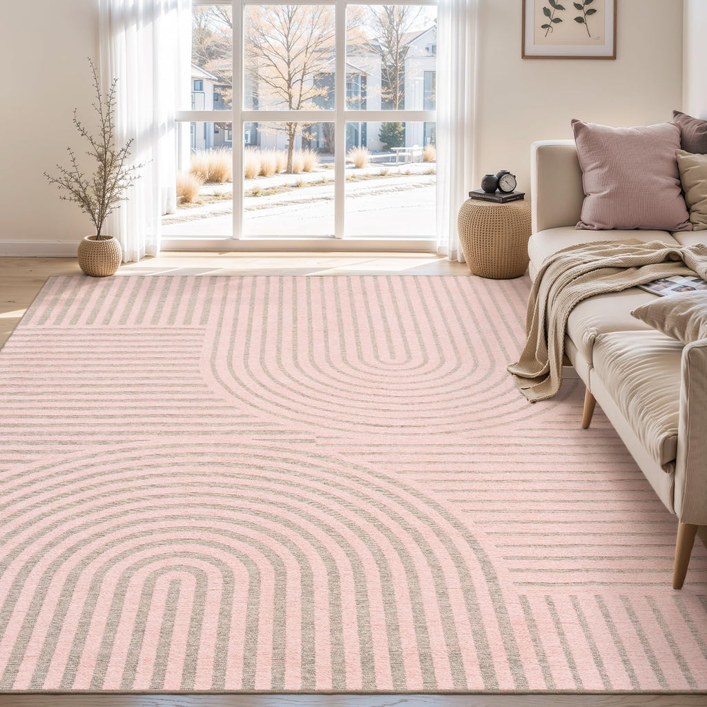 Pink Boho Rug Rusgco